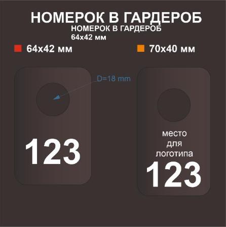 Номерок арт. NM001
