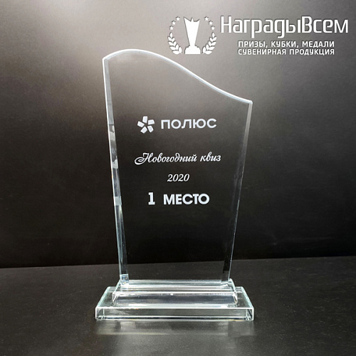 Награда из стекла арт. N016 от Компании НаградыВсем