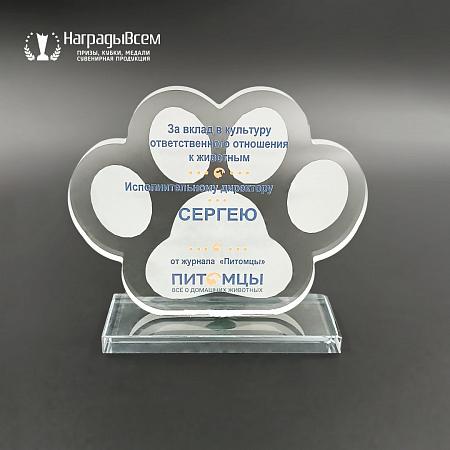  Награда из стекла арт. EN082