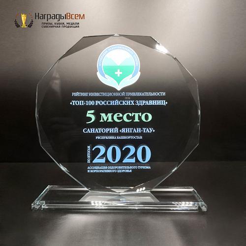 Награда из стекла арт. N127-R - распродажа
