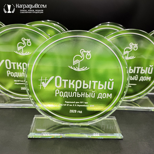 Награда из стекла арт. N060 от Компании НаградыВсем