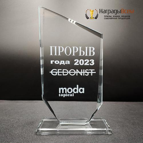 Награда из стекла арт. N005-R - распродажа