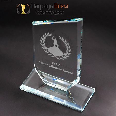 Награда из стекла арт. N005-R - распродажа