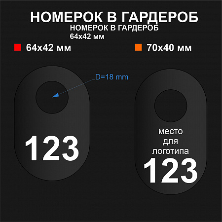 Номерок арт. NM007
